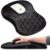 Hokafenle Ergonomic Mouse Pad Wrist Support with Massage Design, Wrist Rest Pain Relief Mousepad with Memory Foam Non-Slip PU Base, Mouse Pads for Wireless Mouse & Desk (12×8 inch,Topographic Contour)