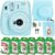 FujiFilm Instax Mini 9 Instant Camera + Fujifilm Instax Mini Film (60 Sheets) Bundle with Deals Number One Accessories Including Carrying Case, Selfie Lens, Photo Album (Ice Blue)