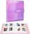 256 Pockets Polaroid Book Album for Fujifilm Instax Mini 12 11 9 8 7+ 40 evo LiPlay Instant Camera, Polaroid Snap PIC-300 Z2300 Instant Camera, Kodak 2X3 Film (Magic purple)