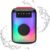 CRLKSSJX Bluetooth Speaker, IPX5 Waterproof Speaker with HD Sound, RGB Multi-Colors Rhythm Lights, Up to 8H Playtime, TWS Pairing, Portable Wireless Speakers for Home, Party, Outdoor, Beach