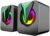 Black RGB Dazzling Active Mini Small Desktop Speaker Stereo Desktop Computer Laptop Small Speaker #6jW6R