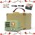 Muzen Portable Bluetooth Speaker, OTR Metal Vintage Small Wireless Speaker, FM Retro Radio with Antenna AUX, High Fidelity Stereo Audio with Suitcase, for Gift Home Outdoor