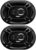 Sound Storm Laboratories SSL EX369 6×9 300W 3-Way Stereo Speakers with 4 Ohm Impedance Pair, Poly Injection Woofer Cone, and Rubber Surround, Black