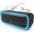 DOSS SoundBox Pro Bluetooth Speaker with 20W Stereo Sound, Active Extra Bass, IPX6 Waterproof, Bluetooth 5.0, TWS Pairing, Multi-Colors Lights, 20 Hrs Playtime, Speaker for Beach, Outdoor(Upgraded)