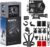AKASO Brave 4 4K30fps 20MP WiFi Action Camera with Action Camera Bike Kit Bundle