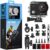 AKASO EK7000 Pro Action Camera with Motorcycle Kit Bundle