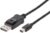 Accell B143B-007B Mdp to DP 1.2 – VESA-Certified Mini DisplayPort to DisplayPort 1.2 Cable – 6 Feet (Black), Hbr2, 4K UHD @60Hz, 1920X1080@240Hz