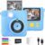 Anchioo Instant Print Camera Toys for Toddlers Age 3-8,Boys and Girls Birthday Gifts with 1080P HD Video Recording,Kids Selfie Digital Camera Electronic Travel Game with Photo Paper 6 Color Pens,Blue