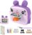 CAMCLID Instant Camera for Kids, 1080P, Instant Print with No Ink Print Paper & 32G SD Card,Selfie Digital & Video Camera with 2.4” Screen,Ideal Toy Gift for Girls Boys 3-12 (Purple)