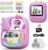 CAMCLID Kids Camera Instant Print, 12MP & 1080P Instant Camera for Kids with 32G SD Card & Print Paper, Selfie Digital Video Camera for Toddler,Christmas Birthday Gifts for Girls Boy Age 3-12 (Purple)