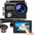 CAMWORLD Action Camera,4K 20MP 40M Underwater Camera, 170° Wide Angle WiFi Waterproof Camera with Batteries & Helmet Accessories Kit, Under Water Camera for Vlogging, Sports,Diving