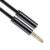 Cotchear 3.5mm Audio Male to Female Extension Cable 3.3ft/1m Audio Cable for Car AUX Audio Port for Headphone, Earphone, Speaker,PC,Phone (Black)