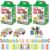 Fuji Instax Mini Instant Film 60 Shots with Bonus 40 Decorative Skin Stick-on Stickers for Fuji Instax Mini 8 and SP-1