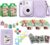 Fujifilm Instax Mini 12 Instant Camera + Pro Design Accessory Bundle with Protective Case, Magnetic Frames, Album, Frames Design Kit (40 Sheets) (Lilac Purple)