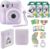 Fujifilm Instax Mini 12 Instant Camera with Case, 60 Fujifilm Prints, Decoration Stickers, Frames, Photo Album and More Accessories (Lilac Purple)