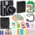 Fujifilm Instax Mini 40 Instant Film Camera Black with Carrying Case + Fuji Instax Instant Film 20 Sheets Accessories Bundle, Photo Album, Assorted Frames + More