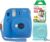 Fujifilm Instax Mini 9 Instant Camera Cobalt Blue + Minimate Custom Case + Fuji Instax Film 20 Sheets Twin Pack (Cobalt Blue)