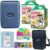 Fujifilm Instax Mini Link 2 Smartphone Printer – Space Blue Instant Mini Film (40 Sheets) with Accessories Including Compatible Case with Strap, Photo Album, Stickers, Bundle (Blue)