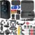 GoPro HERO11 Black – Waterproof Action Camera with 5.3K HD Video, 27MP Photos, Live Streaming, Webcam – Bundle with 128GB Memory Card, High Speed Card Reader + Hero 11 Action Bundle (58 Items)