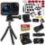 GoPro Hero 12 Black Action Camera Bundle: Waterproof Mini Video Kit with HD Accessories for Creative Media Creators, Go Pro Camera with 64GB SD Card, (42pcs Kit)