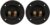 Goldwood Sound Speaker Box Terminal Cups 2 Round Power Speaker Terminal Plates Black (RGT-5000-2)