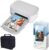 HP Sprocket Studio Plus 4×6” Instant Color Photo Printer – Bundle: Case and Photo Paper, White