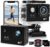 Hivvtui Action Camera 4K30FPS Ultra HD Waterproof Camera,98FT 30M Underwater Cameras and Remote Control 170° Wide Angle Video Recording Sports Cameras with 32G SD Card & 2 Batteries Accessories Kit