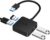 ICZI USB 3.0 Hub, 4-Port Date USB Splitter Adapter for MacBook, Mac Pro/Mini, iMac, Surface Pro, XPS, Laptop, Flash Drives, Mobile HDD