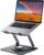 Laptop Stand for Desk, Adjustable Computer Stand with 360° Rotating Base, Ergonomic Laptop Riser for Collaborative Work, Foldable & Portable Laptop Stand, Fits MacBook / All Laptops up to 16 inches