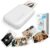 Liene 2×3” Photo Printer, Mini Instant Portable Color Mono Photo Printer Bundle 50 Zink Adhesive Paper, Bluetooth 5.0, Compatible w/iOS & Android, Small Picture Printer for iPhone, Smartphone, White