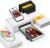 Liene 4×6” Photo Printer, Phone Printer 100 Sheets, Full-Color Photo, Portable Instant Photo Printer for iPhone Android, Thermal Dye Sublimation, Wi-Fi Picture Printer 100 Papers & 3 Cartridges