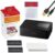 NEEGO Canon SELPHY CP1500 Wireless Compact Photo Printer (Black) -108 Color Ink Paper Set (108 Sheets of 4 x 6 Paper) Printer Cable Print Protector (100 Pack)