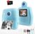 Nylytek Toys for 3-12 Years Old Boys – Instant Print Camera for Kids Christmas Birthday Gifts 1080P Toddler Selfie Camera 3 4 5 6 7 8 9 Children Digital Camera with 3 Rolls Photo Paper,32GB Card-Blue