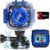 PROGRACE Kids Camera Waterproof Boys – Toy Gifts for Boy Kids Video Camera Underwater Recorder HD Kids Digital Camera Toddler Children Camcorder Age 3 4 5 6 7 8 9 10 Year Old Birthday Presents Blue