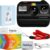 Polaroid Go Generation 2 Instant Film Camera Bundle with Polaroid GO Color Film, Double Pack and Photo Album for Instax Prints + Cloth (4 Items) (Black)