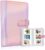 Riosin 108 Pockets Mini Album Compatible with Fujifilm Instax Mini film, Suitable for Instax Mini 12/11/7+/9/Evo/Link 2,2×3 Photo Album for Polaroid Snap Canon Ivy 2 Printer Kpop Photocard(Magic Pink)