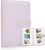 Riosin 108 Pockets Photo Album Compatible with Fujifilm Instax Mini film, Suitable for Instax Mini 12 11 7+ 40 Evo 9 90 LiPlay Instant Camera,Photo Album for Polaroid Kodak HP Zink 2×3″ (Blossom Pink)