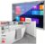 Soulaca 22 inches Smart Mirror TV Screen Waterproof Bathroom Shower Television Integrated WiFi Bluetooth 1080P ATSC Tuner 2023 New Model