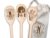 Wednesday Spoons Set Of 3 Funny Wooden Spoons Inspired Wednesday Thing Nevermore Academy Ophelia Hall Wednesday TV Horror Movie Fan Art Gift (3 Spoons Set + Engraved Bag)